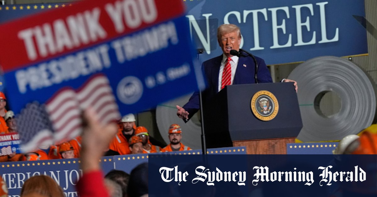 Trump Announces Doubling of US Tariffs on Steel Imports to 50%