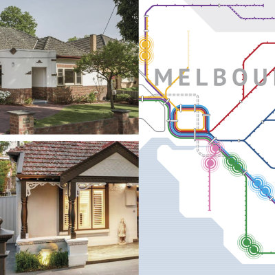 Mind the (price) gap: Where Melbourne home buyers can save by moving one train stop