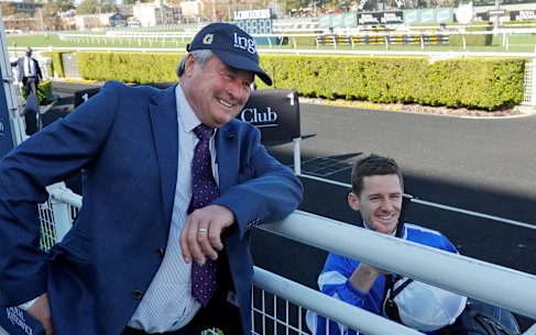 Trainer Gordon Richards is a big fan of jockey Jason Collett.