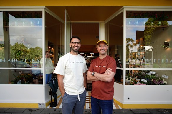 Breadcetera owners Anthony Silvestre (left) and Frank Ciorciari.
