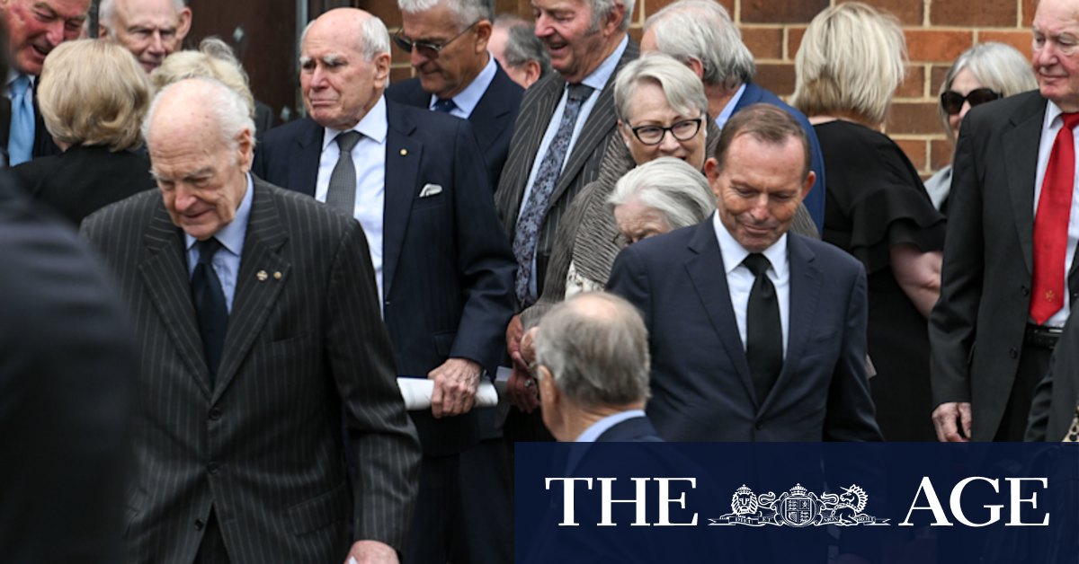 Peter Reith funeral: John Howard leads Liberal tributes to 'a great all-rounder' - Vimarsana News