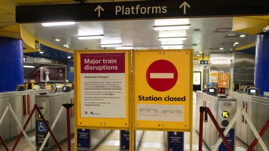 The industrial dispute has caused sporadic disruptions to Sydney’s rail network for months.