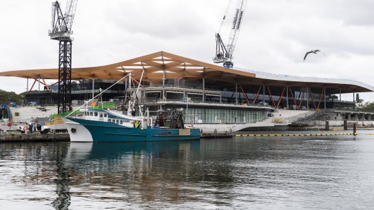 The new Sydney Fish Market at Blackwattle Bay will be serviced by ferry.