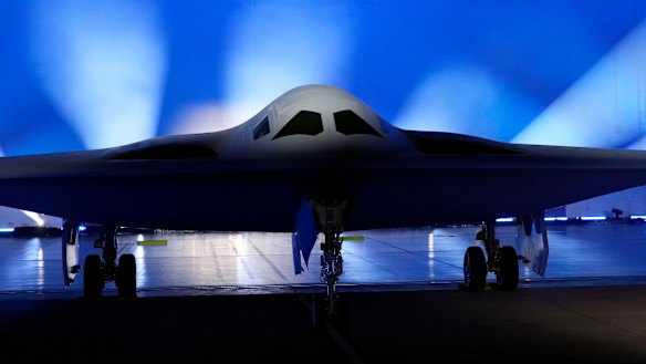 The B-21 Raider stealth bomber was unveiled in California earlier this month.