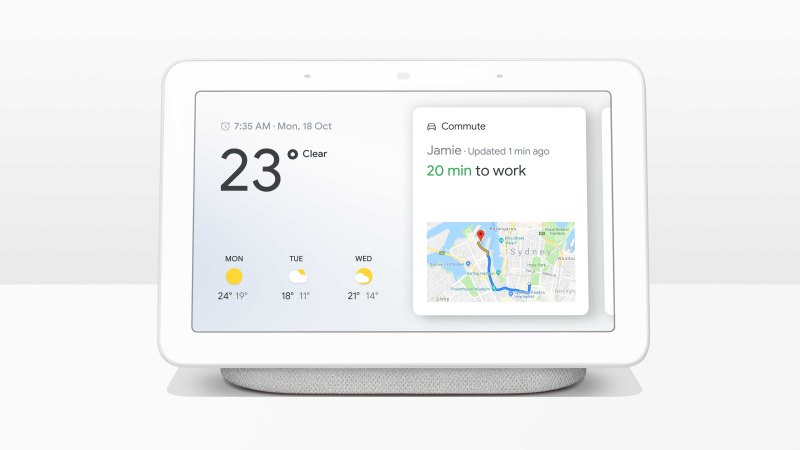 Google home 2025 hub default screen