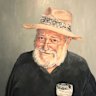 Business journalist David Haselhurst, captured in oils by artist Melissa Beowulf.