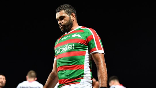 Uncertain future: South Sydney captain Greg Inglis.