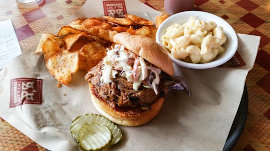 Chow down on a pulled pork sandwich – this one in Oregon.