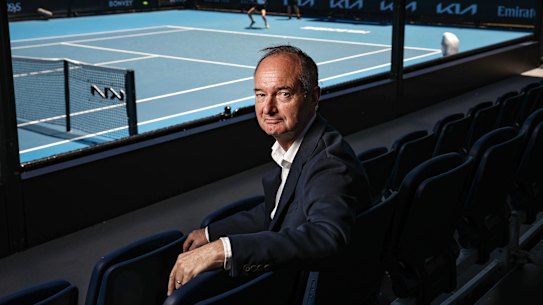 New Tennis Australia chairman Chris Harrop.