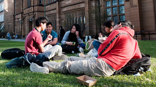 An economist has warned Australia could dip into a recession if there is a dramatic drop in international students. 