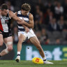 As it happened AFL 2023 round 23: Saints beat Cats but have to wait on finals spot as Swans defeat Crows on controversial goal line call; Curnow leads Blues to finals; Giants thrash Bombers; Tigers beat Roos