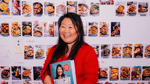 Nagi Maehashi with her latest cookbook, which won Illustrated Book of the Year 2025.
