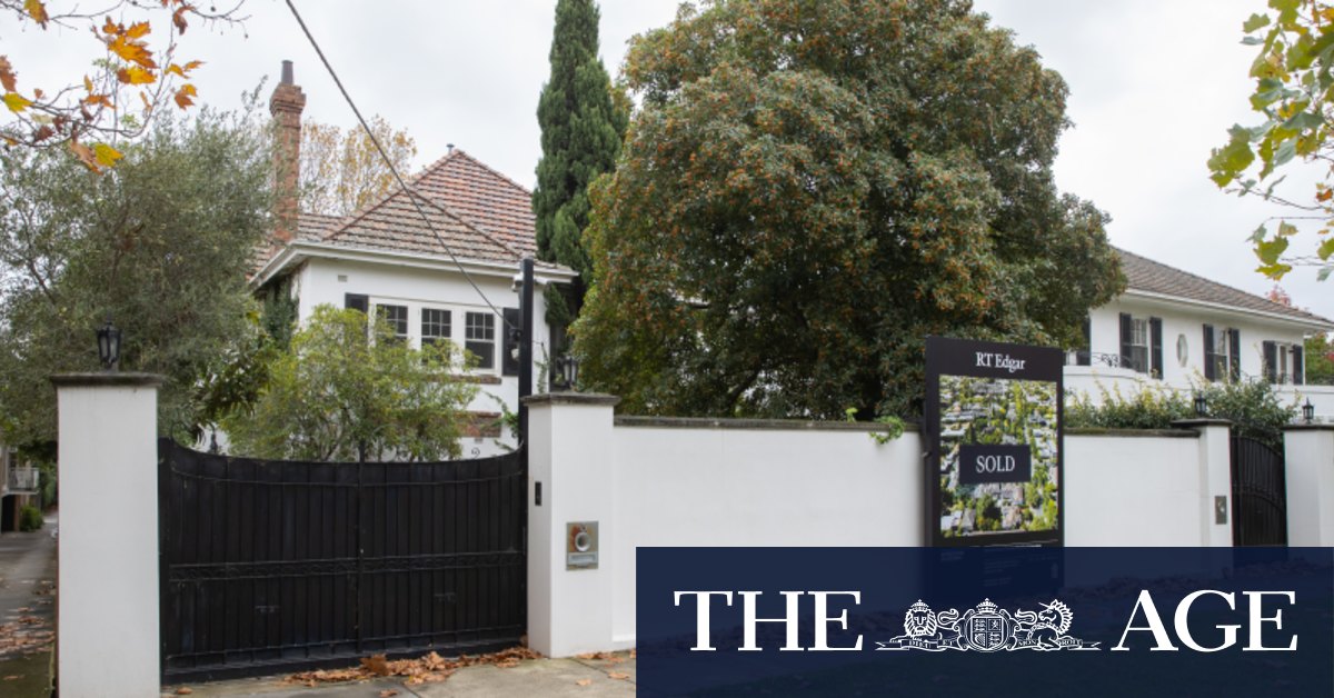 Melbourne luxury property St Road, Toorak houses sell for a