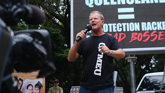 Former CFMEU Queensland secretary Michael Ravbar led the move against the government’s intervention into the union.