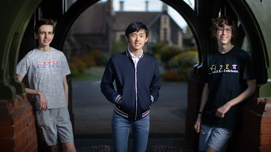 Jack, Wesley and Darcy, the brains behind the highly regarded CovidBaseAU database.