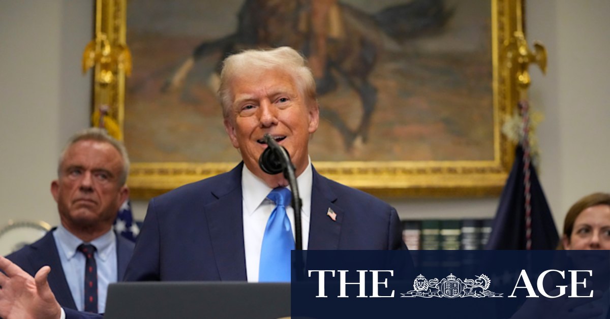 US President warns against use in pregnancy, urges vaccine delays