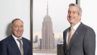 Australian Super Chair Paul Schroder and CIO Mark Delaney in their new New York office Manhattan 