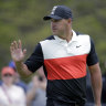Koepka leads, Tiger struggles in PGA Championship first round