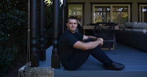 Henry O’Donnell posing after his 18-month suspension was announced.
