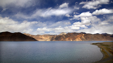 Soldiers faced off near Pagong Lake in Ladakh region. 