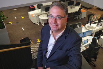 Paul Guerra says his Victorian Chamber of Commerce and Industry staff will work three days in the office each week.