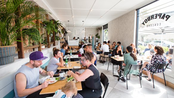 Paperboy cafe at Concord.