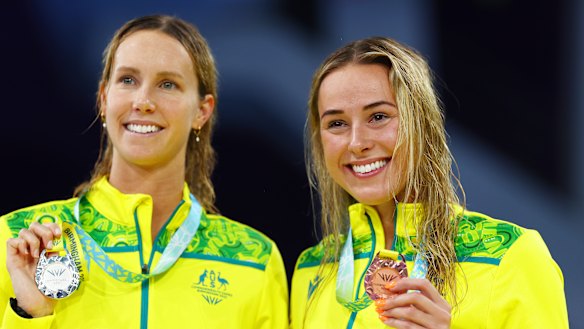 Emma McKeon and Brianna Throssell claimed medals for Australia.