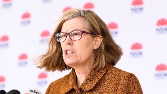 NSW’s Chief Health Officer Kerry Chant on Saturday. 