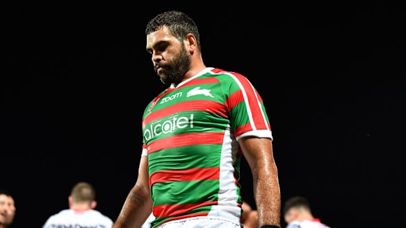 Uncertain future: South Sydney captain Greg Inglis.