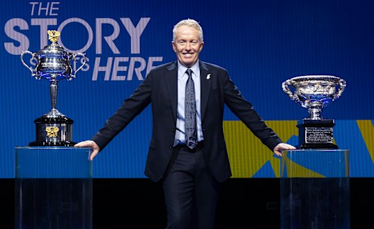 Australian Open and Tennis Australia boss Craig Tiley.