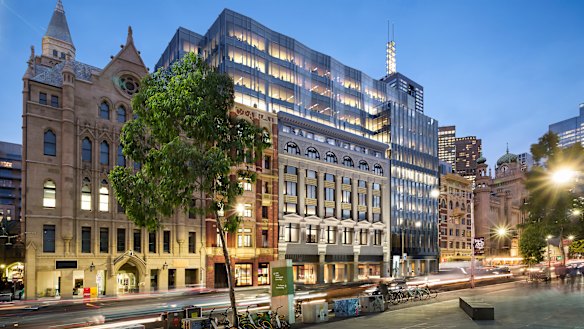 Netwealth has taken 2700 sq m in Dexus' historic Ball & Welch building at 180 Flinders Street.