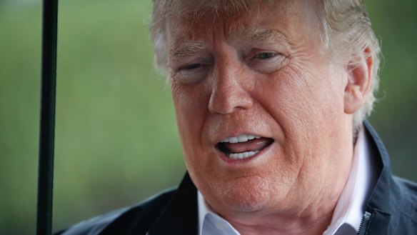 US President Donald Trump 