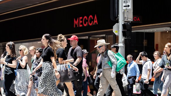 Shoppers have continued to spend, helping to maintain tax revenues for the federal government.