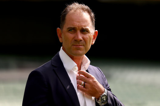 Former Australian men’s coach Justin Langer.