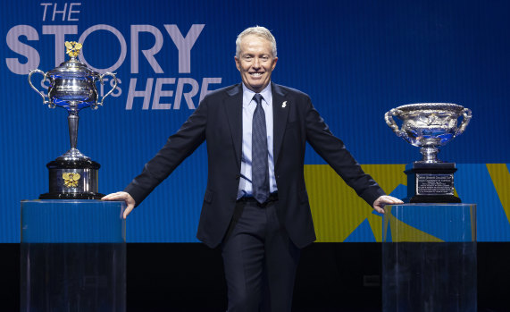 Australian Open and Tennis Australia boss Craig Tiley.