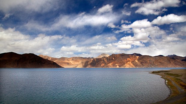 Soldiers faced off near Pagong Lake in Ladakh region. 