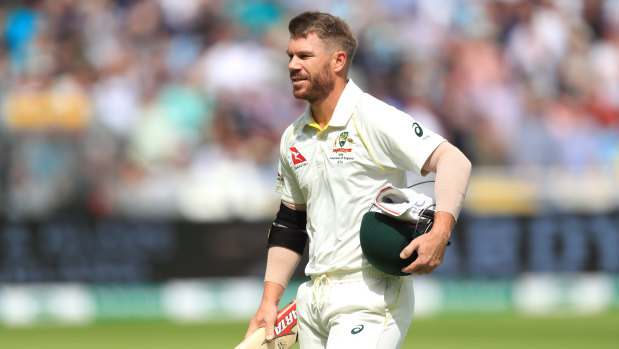 David Warner had a short but eventful stay at the crease in his comeback Test innings.