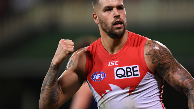 In the clear: Sydney star Lance Franklin is free to take on Brisbane on Saturday.