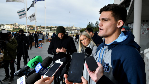 Ran out of time: Nathan Cleary handled being ruled out of Origin with class.