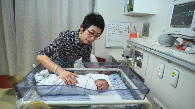 Neonatologist Jeanie Cheong is leading research into the outcomes of extremely premature babies at the Royal Women's Hospital.  