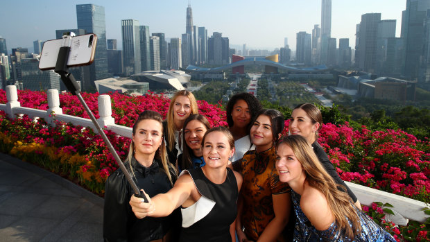 Not all about yourself: The WTA elite.