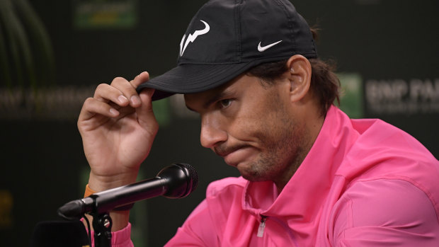withdrawal: Rafael Nadal.