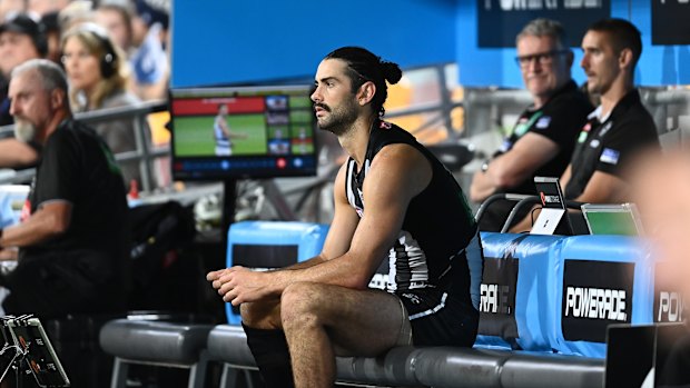 Injured or just out of sorts? Brodie Grundy wasn't at his best in 2020.