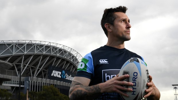 Mitchell Pearce is ready to take flight for NSW at ANZ Stadium on Wednesday night.