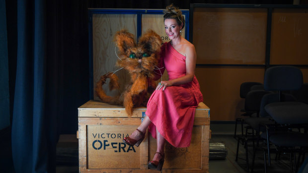 Mezzo Soprano Dimity Shepherd who plays The Queen, and The Cat in Sleeping Beauty.