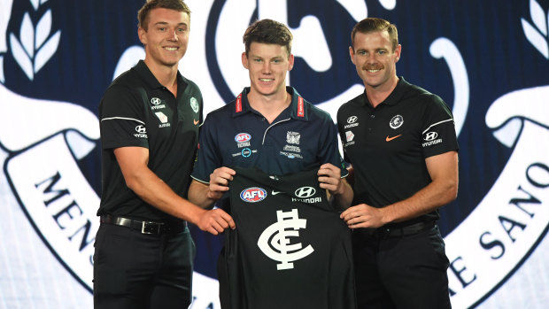 Sam Walsh is welcomed to Carlton.