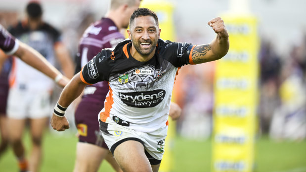 Happy as Benji: Marshall is enjoying his football more than ever after becoming a father in 2018.