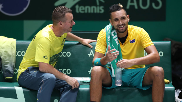 Hewitt believes Kyrgios is in a good space, and can go deep in the Australian Open. 
