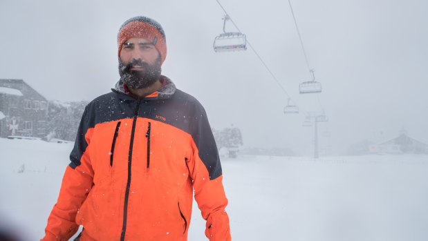 Anton Grimus, a former Winter Olympian, on Mt Buller on Friday last Friday.