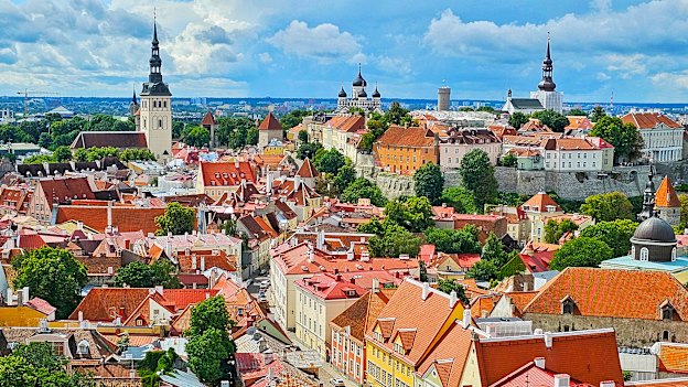 Tallinn, capital of Estonia.
